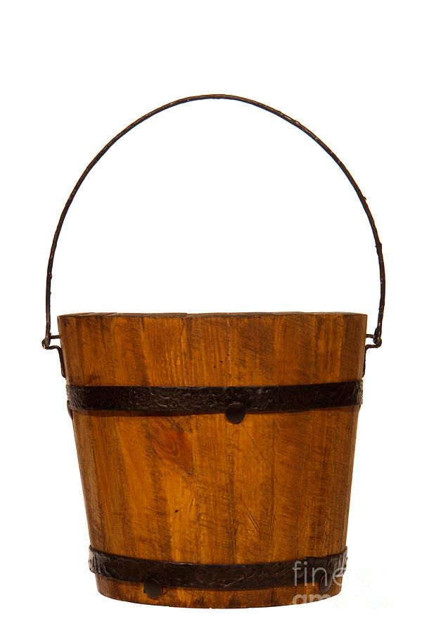 Vintage Photograph - Water Bucket by Olivier Le Queinec