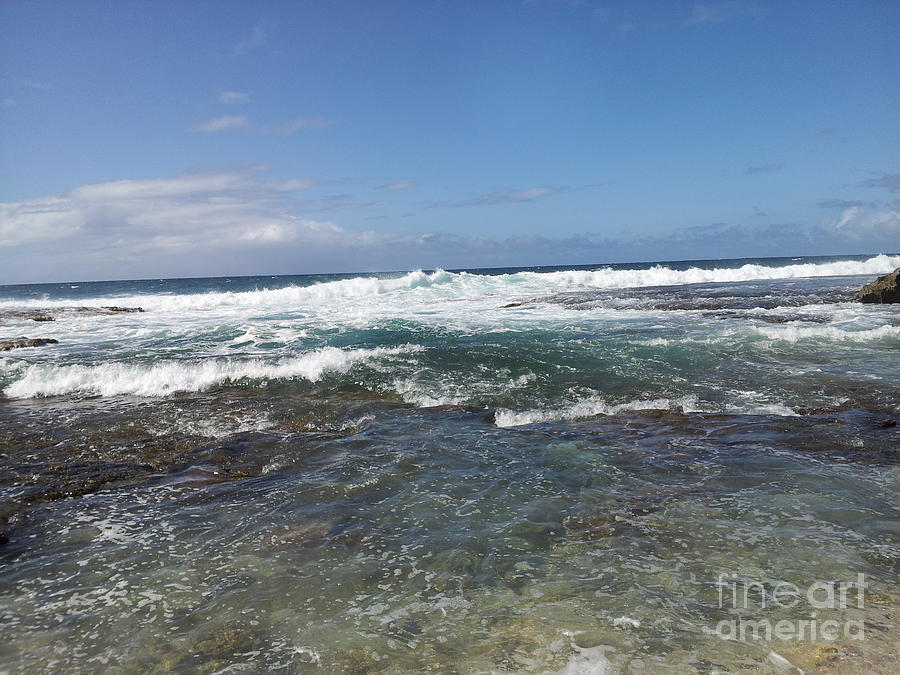 Ocean Waves Photograph - Water by Chandelle Hazen Ocean Waves Photograph - Water by Chandelle Hazen