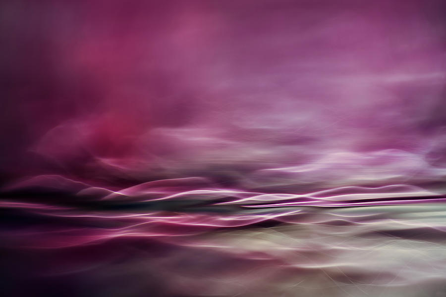 Abstract Photograph - Water Colours by Willy Marthinussen