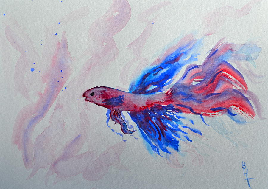 Water Dancer Painting by Beverley Harper Tinsley