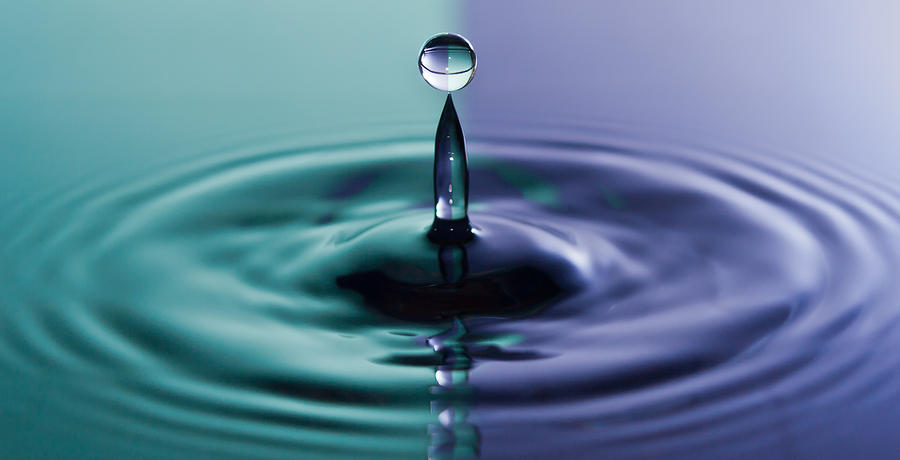 Water drop Photograph by Gyorgy Kotorman - Fine Art America