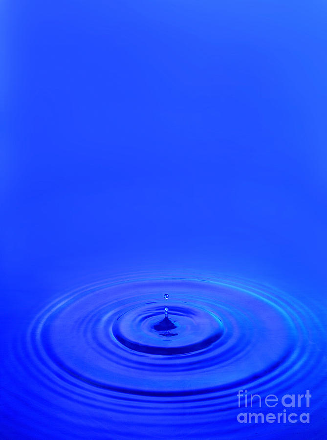 Water Drop Mixed Media by Jon Neidert