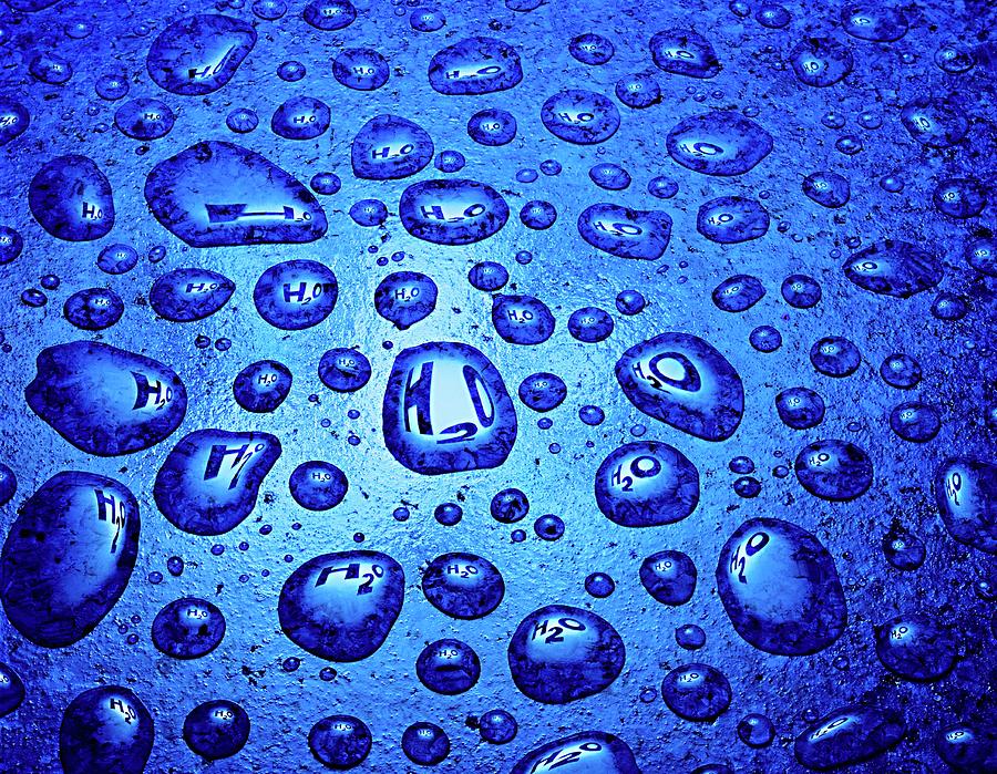 Water Drops Photograph by Mark Sykes