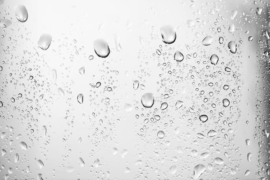 Water drops texture Photograph by Sbayram