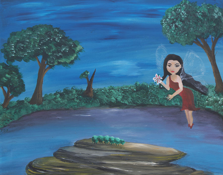 Water Fairy Painting by Jennifer Simmons - Fine Art America