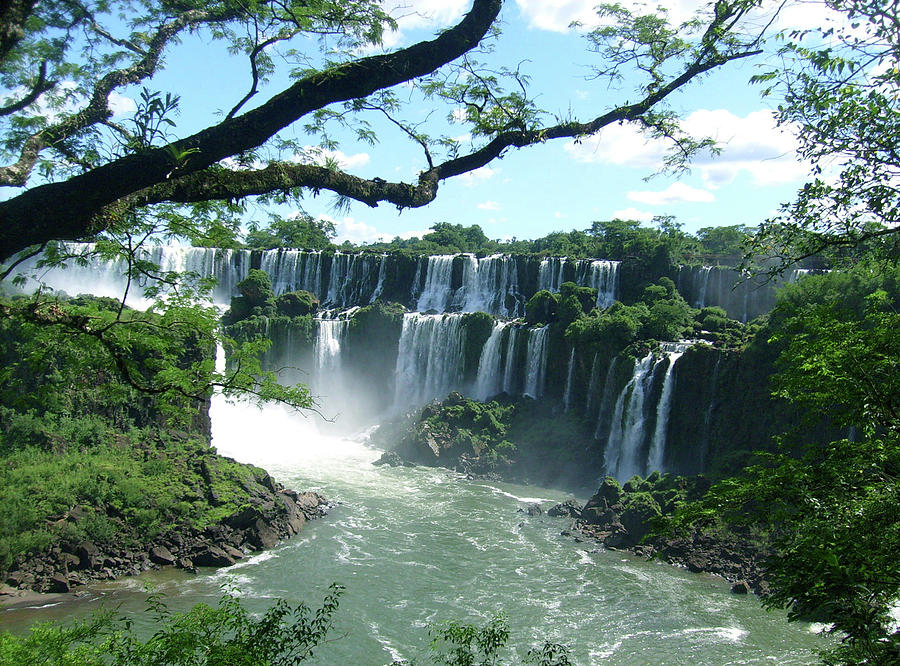 Water Fall Iguazu Argentina Photograph by Roxana Wegner