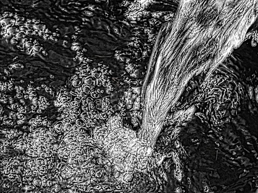 Water Fall Digital Art by Robert Rhoads