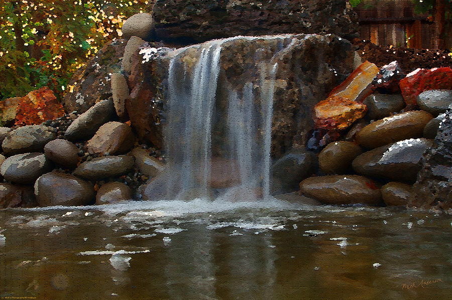 Waterfall Photograph - Water Feature Art by Mick Anderson