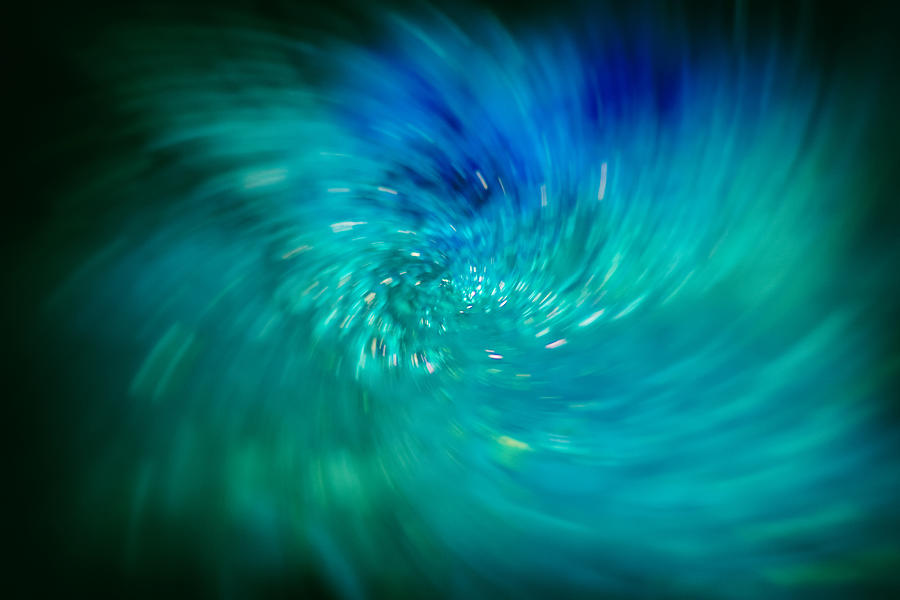 Abstract Photograph - Water Flower by Carrie Cole