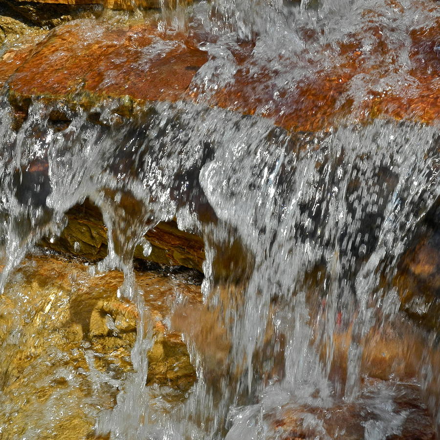 Water Fountain Cascade Photograph by Kirsten Giving