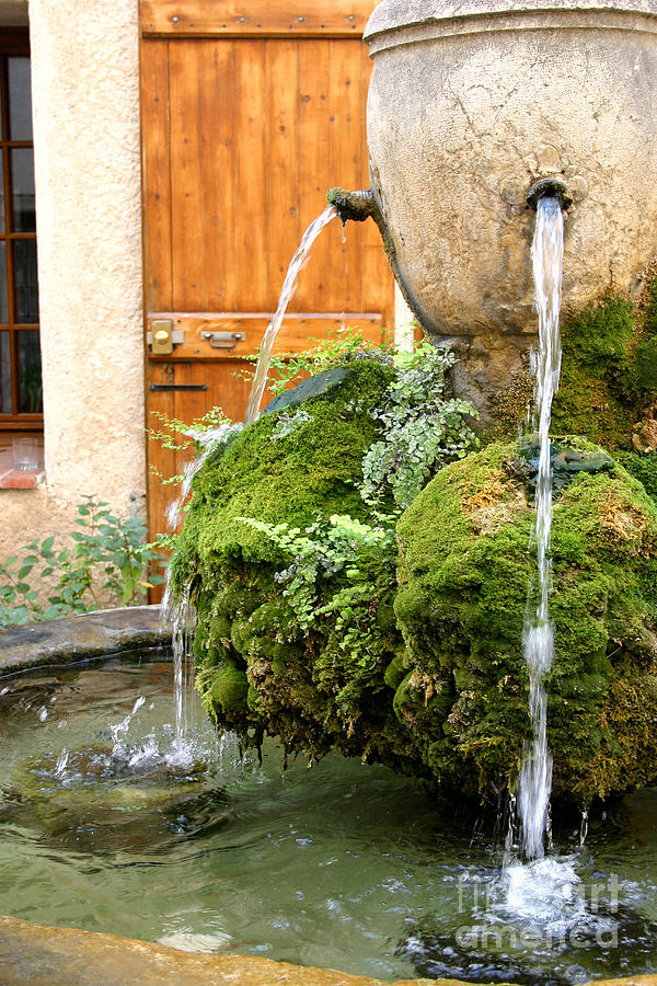 Water Fountain, France Photograph by Holly C. Freeman