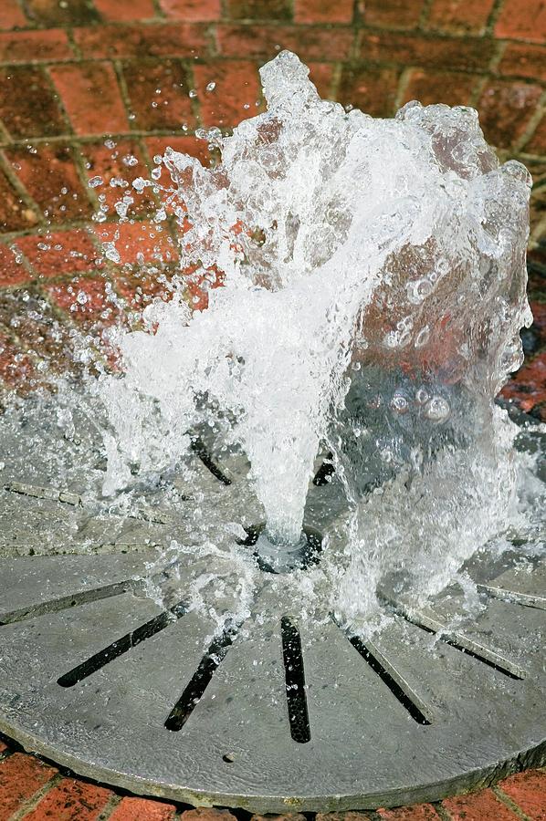 Water Fountain Photograph by Gustoimages/science Photo Library