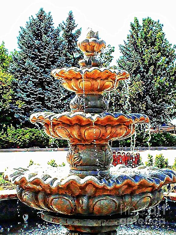 Water Fountain Photograph by Michelle Frizzell-Thompson