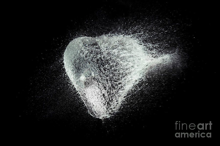Water Heart Photograph by Tim Gainey