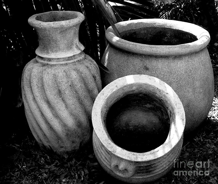 Jar Photograph - Water Jugs by Mark Szep