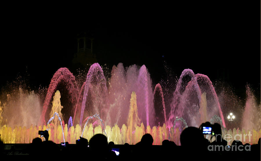Water light and music in Barcelona 05 Photograph by Arik Baltinester