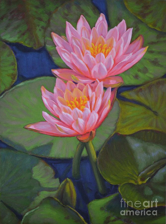 Water Lilies 6 Colorado Couple Painting by Fiona Craig - Fine Art America