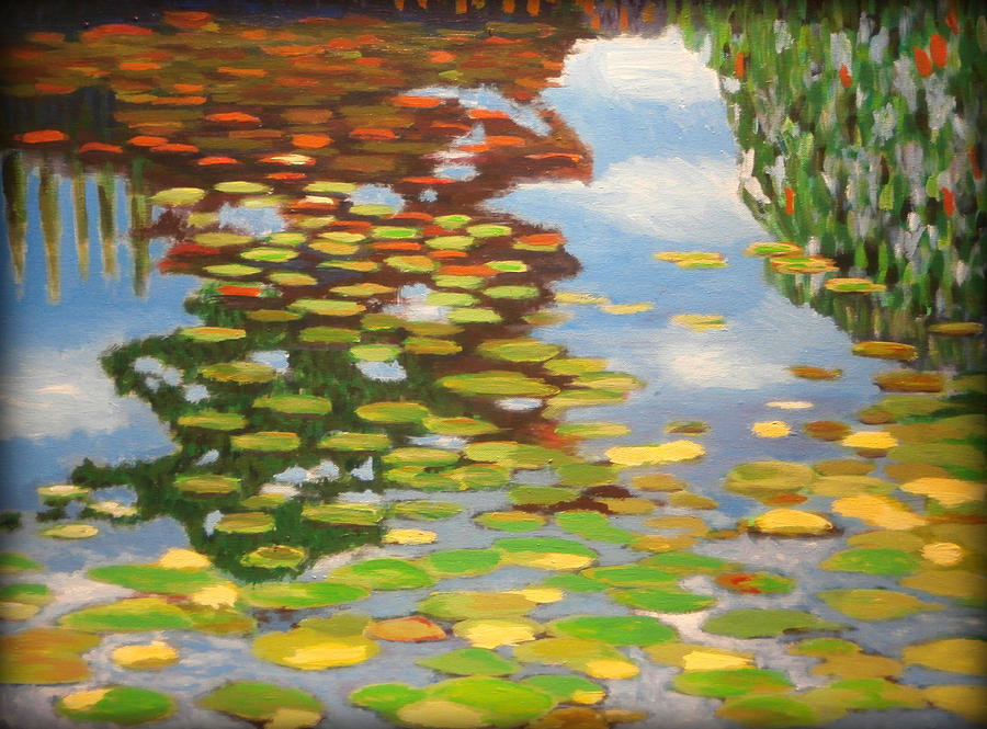 Claude Monet Painting - Water Lilies by Karyn Robinson