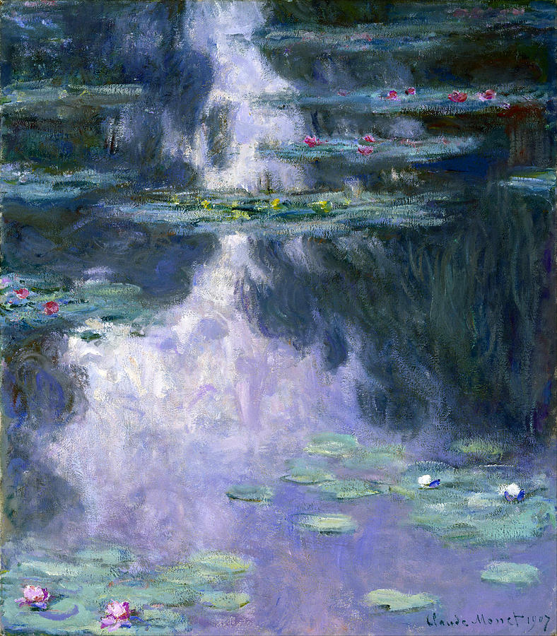 Water Lilies Nympheas Painting by Claude Monet