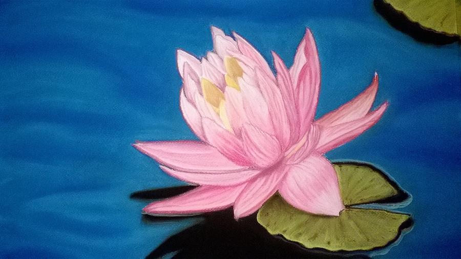 Water Lily Painting by Mojgan Jafari - Fine Art America