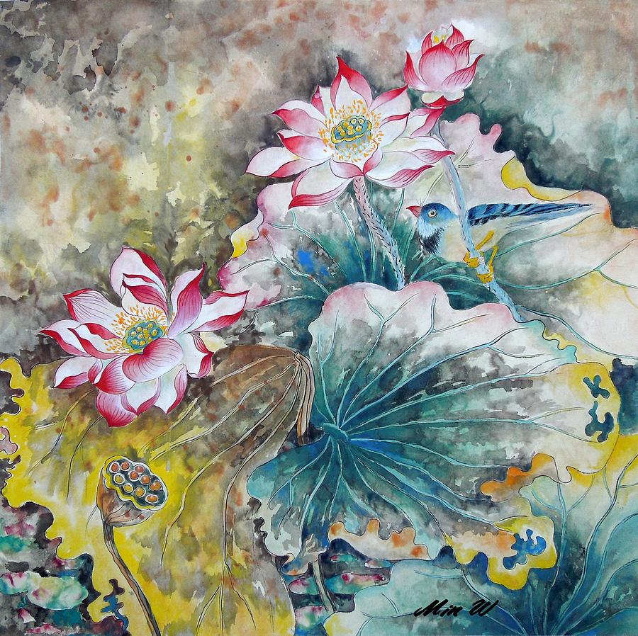 Water Lily No. 1 Painting by L R B