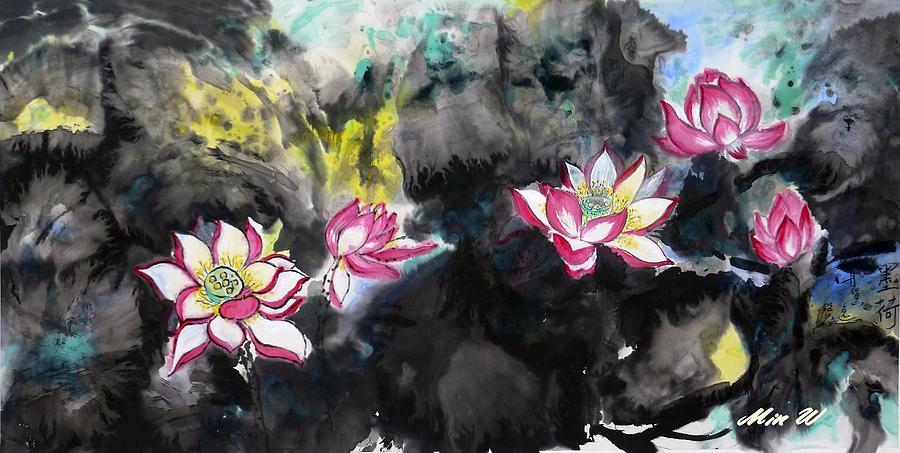 Water Lily No. 8 Painting by L R B