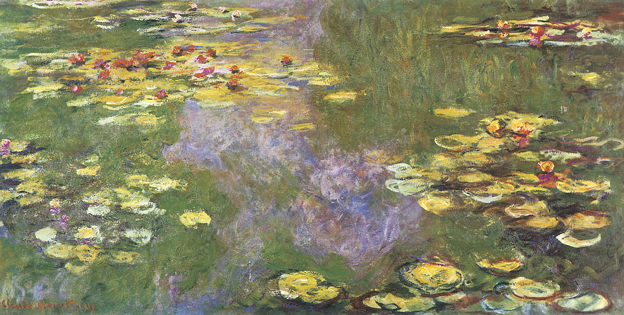 Claude Monet Painting - Water-Lily Pond Giverny by Claude Monet