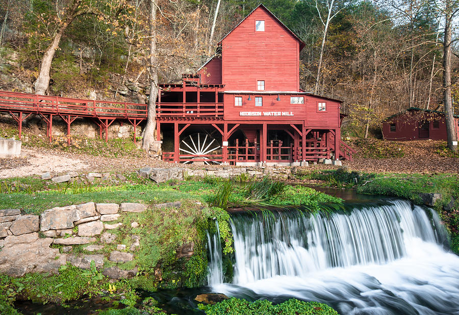Historic Hodgson Water Mill in Missouri Photograph by Gregory Ballos