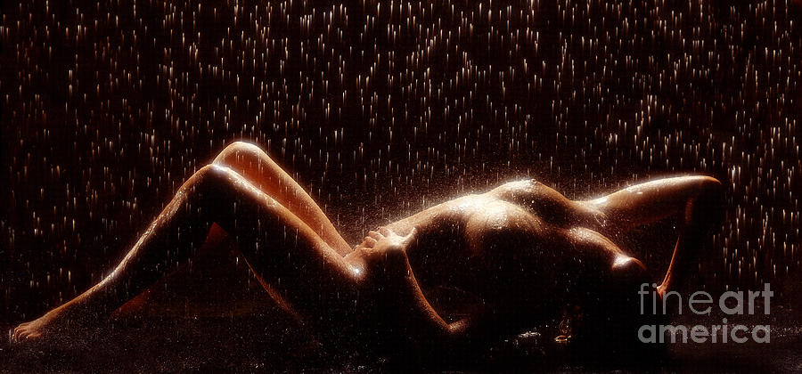 Water Nude Mixed Media by Jon Neidert