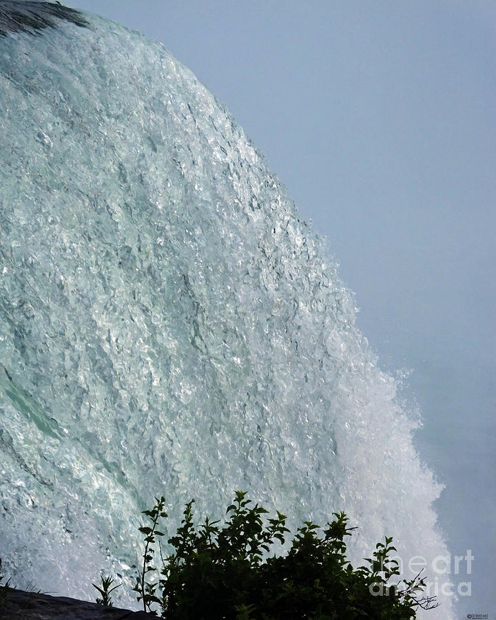Water over the Falls of Niagara Photograph by Lizi Beard-Ward