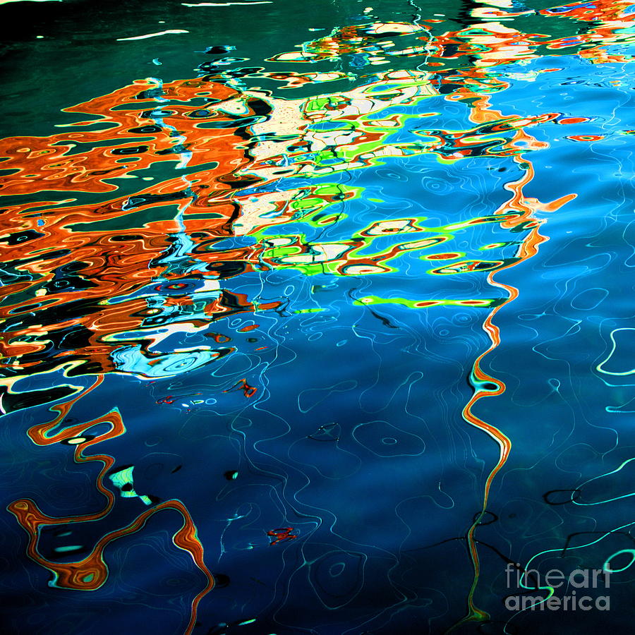 Shimmer on the Aegean Photograph by Jacqueline M Lewis