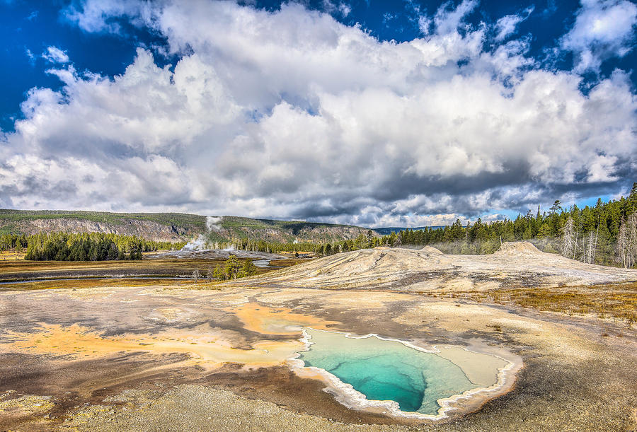 Yellowstone National Park Photograph - Water Pedal by Jeff Donald