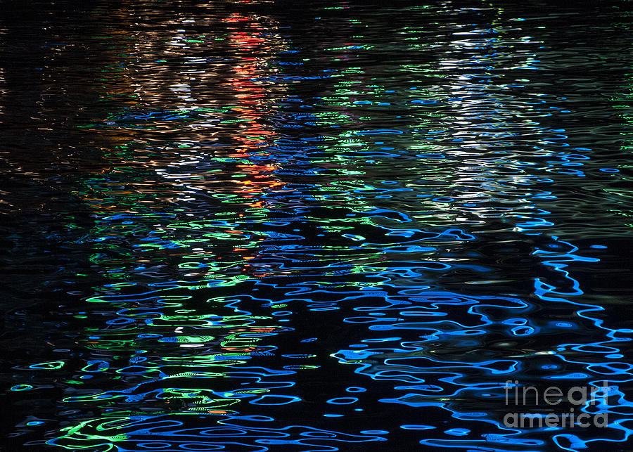Water Reflections 1 Photograph by Vivian Christopher