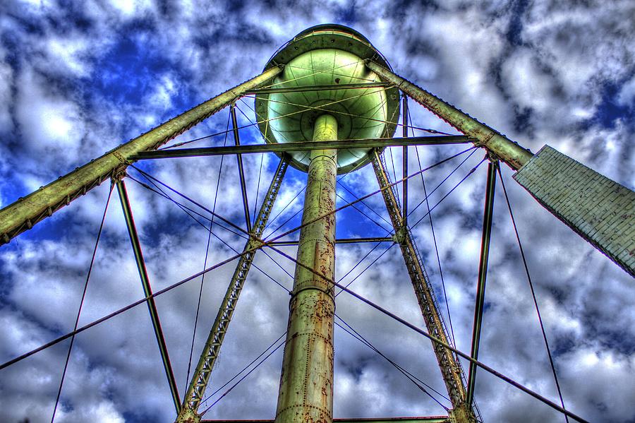 Mary Leila Cotton Mill Water Tower Art  Photograph by Reid Callaway