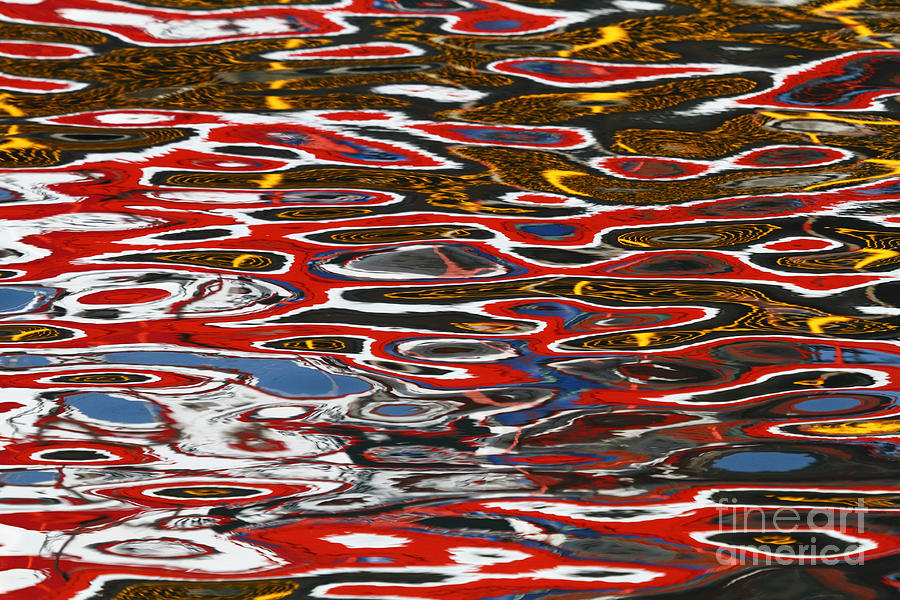 Water Ripple Patterns 3 Photograph by James Brunker