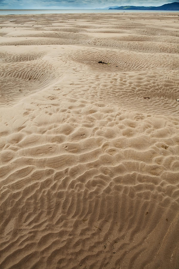 water sand ripples on Irish beach Photograph by Dirk Ercken