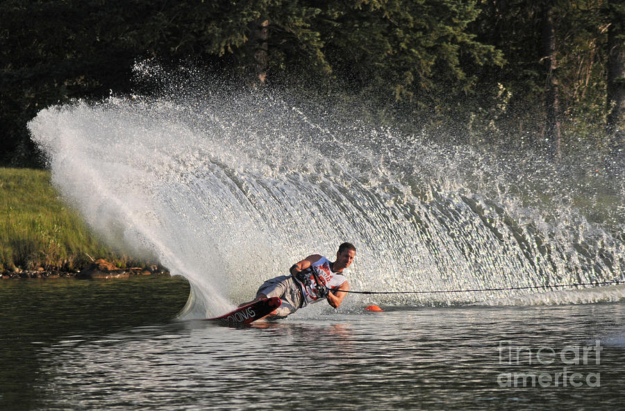 Water Skiing 12 Photograph by Vivian Christopher