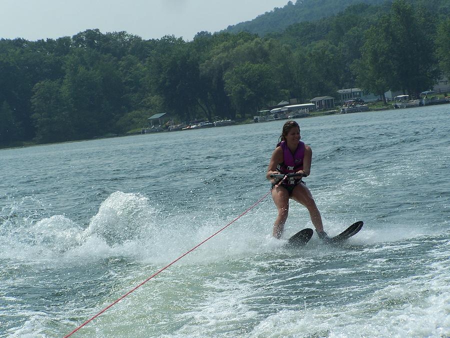 Water Skiing is Fun Photograph by Lila Mattison