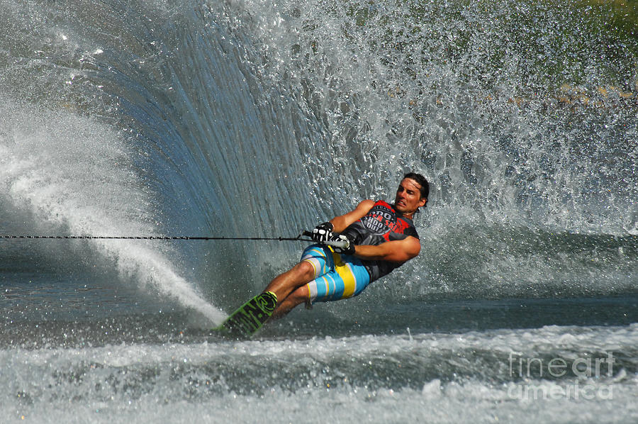 Water Skiing Magic of Water 14 Photograph by Bob Christopher