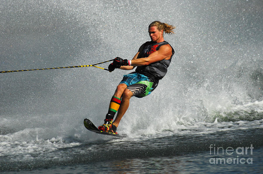 Water Skiing Magic of Water 24 Photograph by Bob Christopher