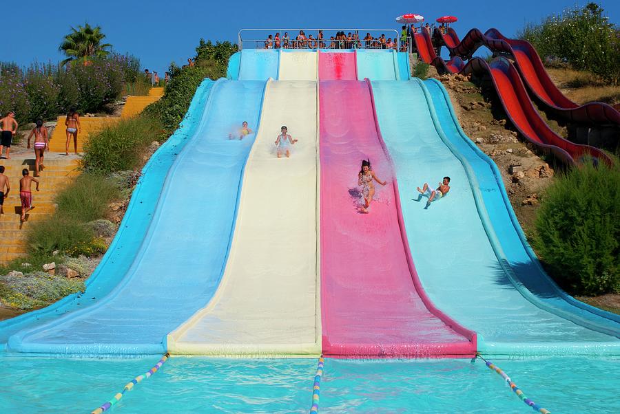 Water Slide Photograph by Mark Williamson