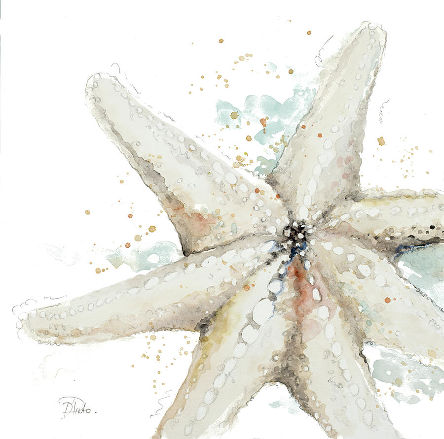 Water Starfish Painting by Patricia Pinto