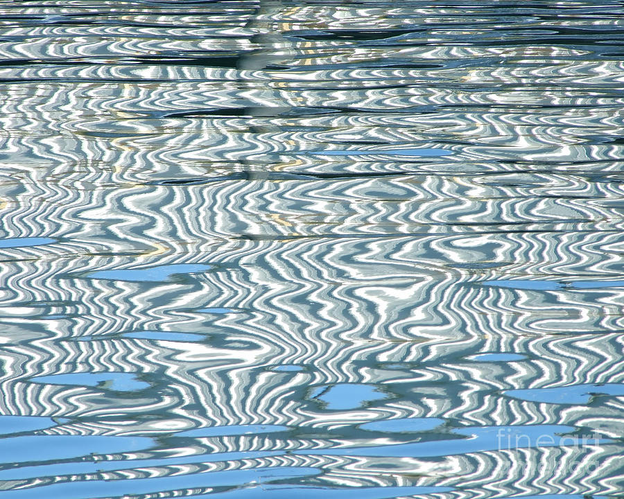 Water Stripes Abstract Photograph by Kristen Fox