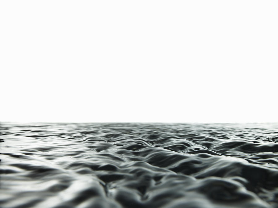 Water surface with waves, close-up (coy space) Photograph by Ryan McVay