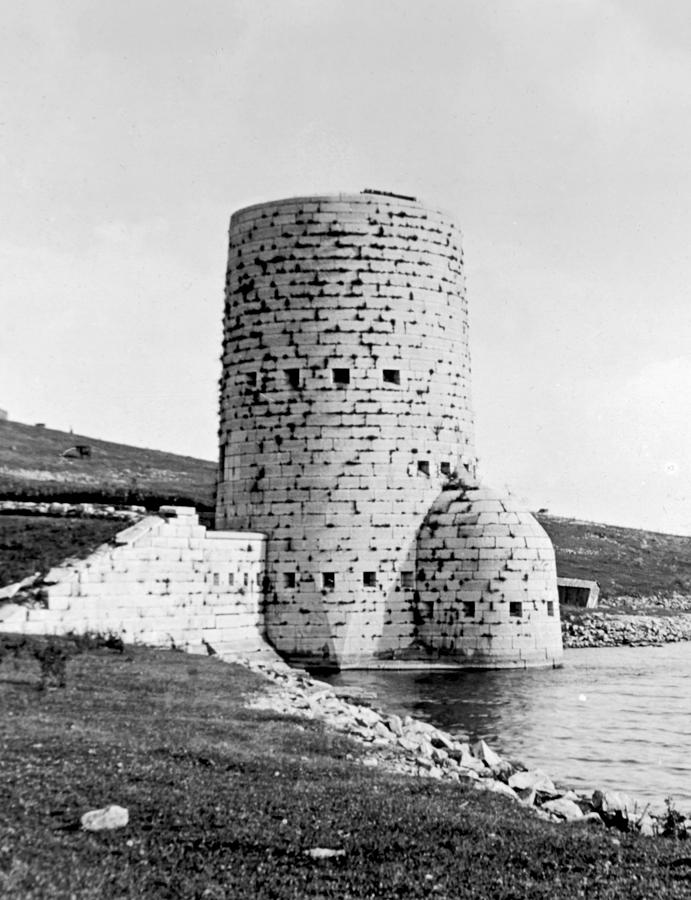 Water Tower Lake Lucerne Switzerland 1903 Photograph by A Macarthur Gurmankin