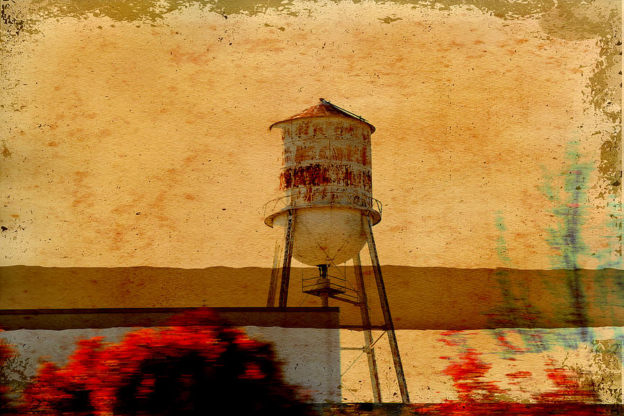 Water Tower Photograph by Paulette B Wright