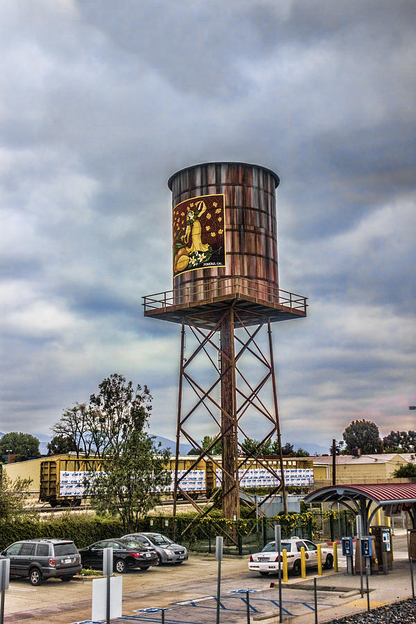 Water Tower Digital Art by Photographic Art by Russel Ray Photos