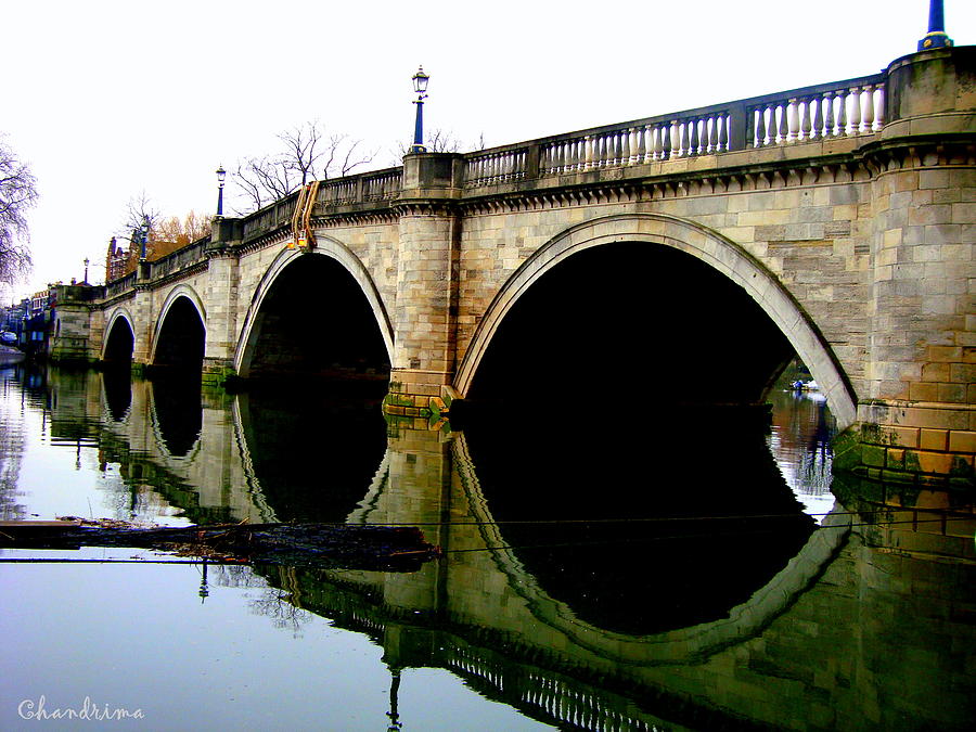 London Photograph - Water under the bridge by Chandrima Dhar