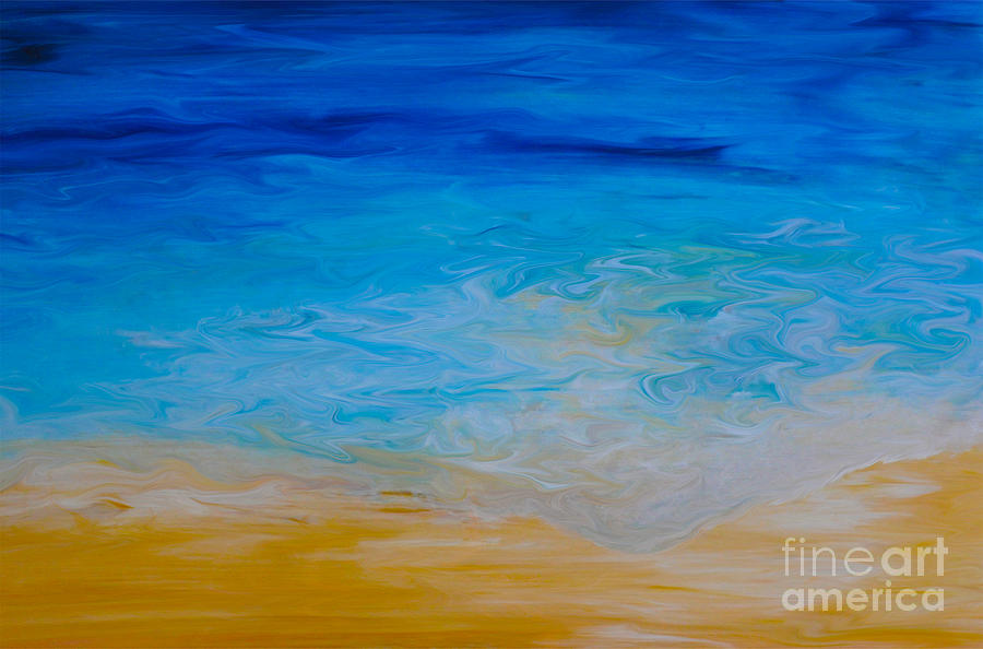 Water Vision Painting by Shelley Myers