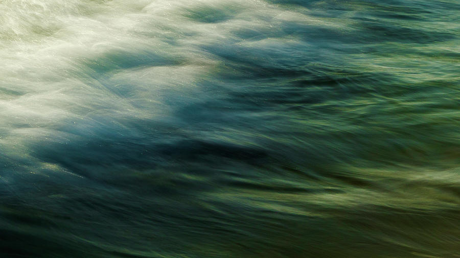 Water Waves At St Kilda Beach Photograph by Yuko Yamada